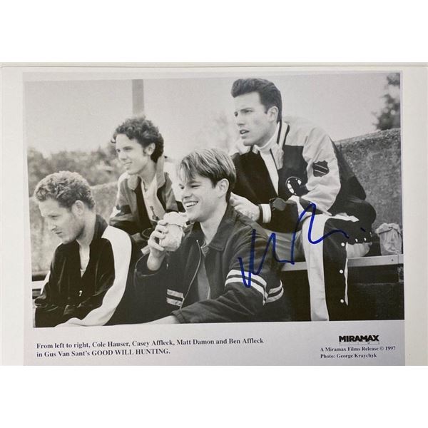Good Will Hunting Matt Damon facsimile signed  movie photo
