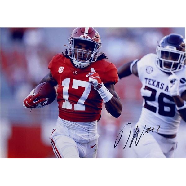 Alabama Crimson Tide Jaylen Waddle facsimile signed  photo