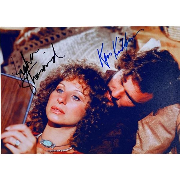A Star is Born Barbra Streisand and Kris Kristofferson facsimile signed  movie photo