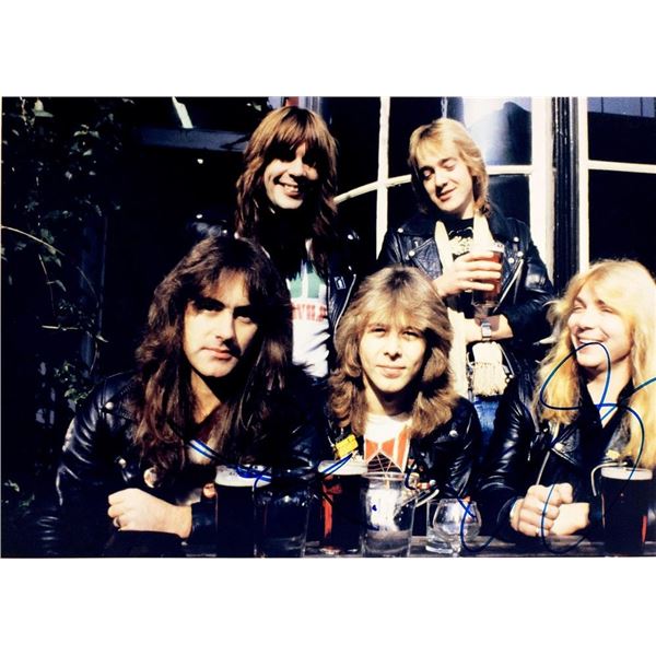 Iron Maiden facsimile signed  photo