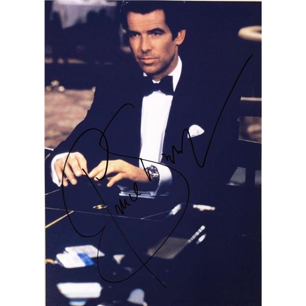 James Bond Pierce Brosnan facsimile signed  movie photo
