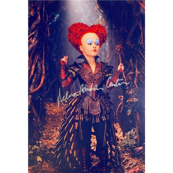 Alice in Wonderland Helena Bonham Carter facsimile signed  movie photo