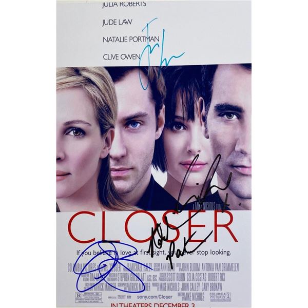Closer cast facsimile signed  photo