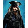 Image 1 : Pirates of the Carrbibean Johnny Depp facsimile signed movie photo