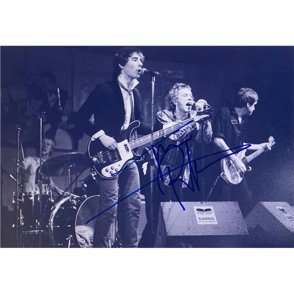 Johnny Rotten facsimile signed photo