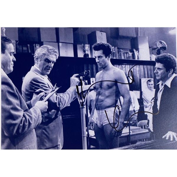 Raging Bull Robert De Niro facsimile signedphoto
