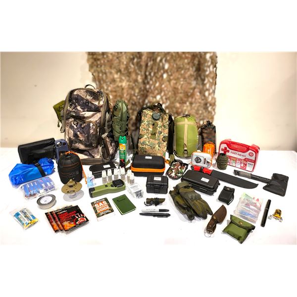 376 pc - Emergency Bug Out Backpack – Tactical Survival System (Bravo)