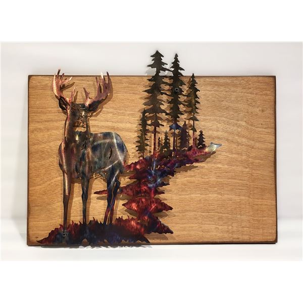 "Hunting Whitetail Scene 1" artwork