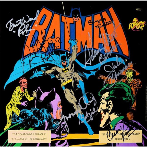 Batman signed soundtrack album