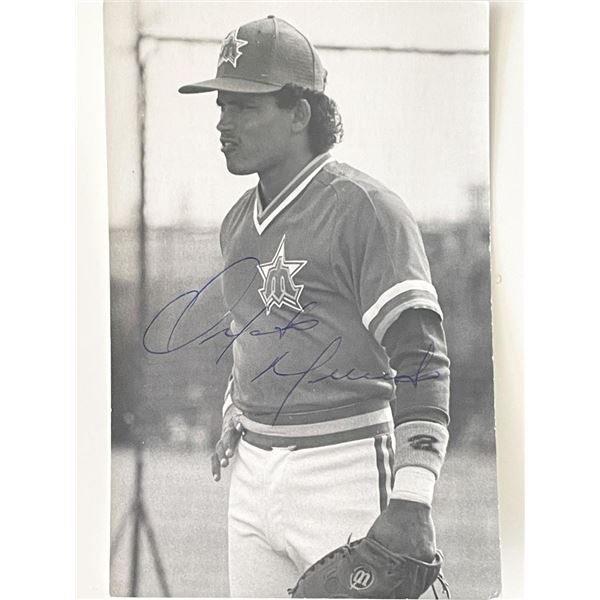 Seattle Mariners Orlando Mercado signed photo