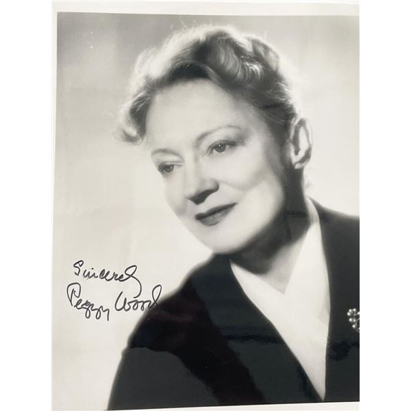The Sound Of Music Peggy Wood signed photo