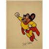 Image 1 : Mighty Mouse Ralph Bakshi original  signed drawing