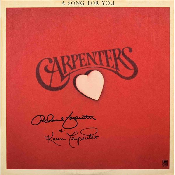 The Carpenters A Song For You signed album