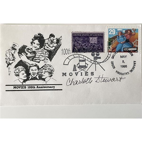 Little House on The Prarie Charlotte Stewart signed cover