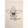 Image 1 : Krusty The Clown drawn and signed sketch