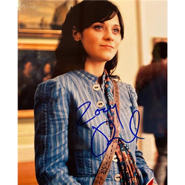 New Girl Zooey Deschanel signed photo