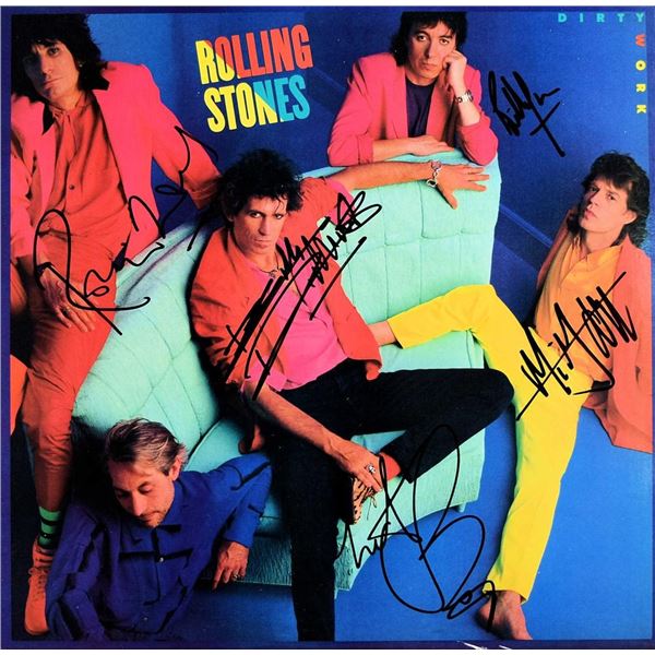 The Rolling Stones signed Dirty Work album