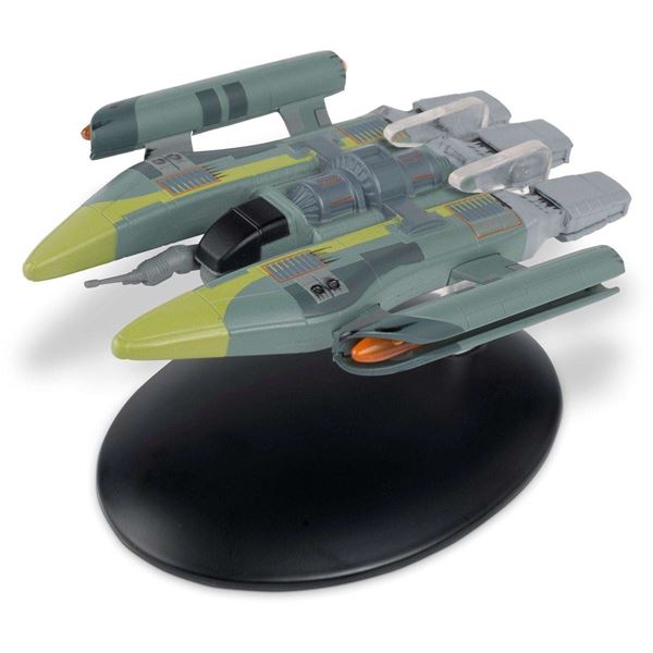 Star Trek Vaaduar Fighter 5638-A/A 2018 CBS Studios Inc. Starship Model with base & stand