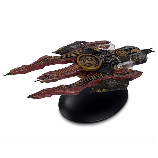 Star Trek Starship Model - KLINGON QUGH CLASS 0632-A/A TM & © 2018 CBS Studios Inc. with base & stan
