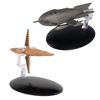 Image 1 : 2pc Star Trek Starship Models - Captain Proton's Rocket Ship 0174-A/C 2019 & Talarian Observation Cr