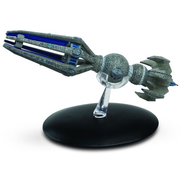 Star Trek Krenim Temporal Weapon Ship 9851-A/D 2015 CBS Studios Inc. Starship Model with base & stan