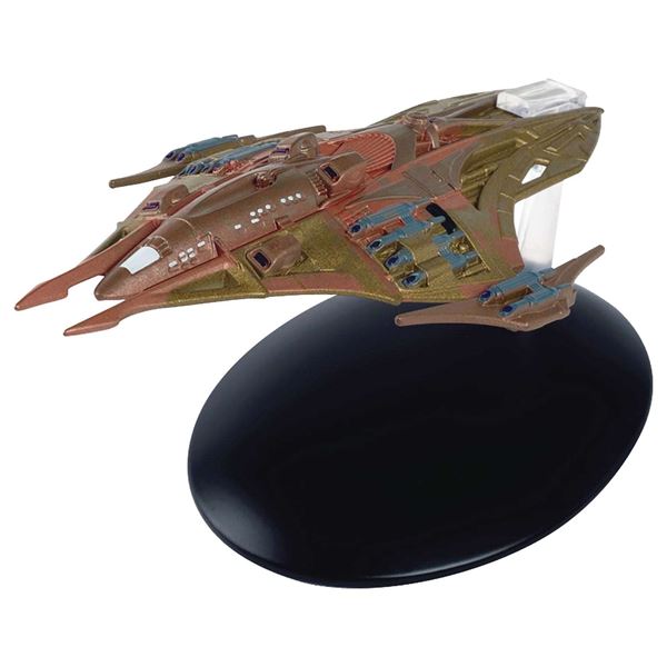 Star Trek Lokirrim Warship 8710-A/B Starship Model CBS Studios Inc. with base & stand