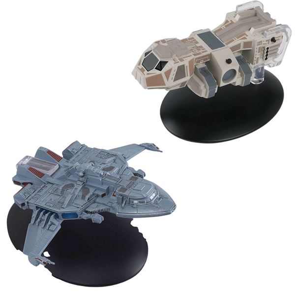 2pc Star Trek Starship Models - Baxial 6414-A/A 2016 & Maquis Raider 4821-A/F 2015 CBS Studios Inc. 
