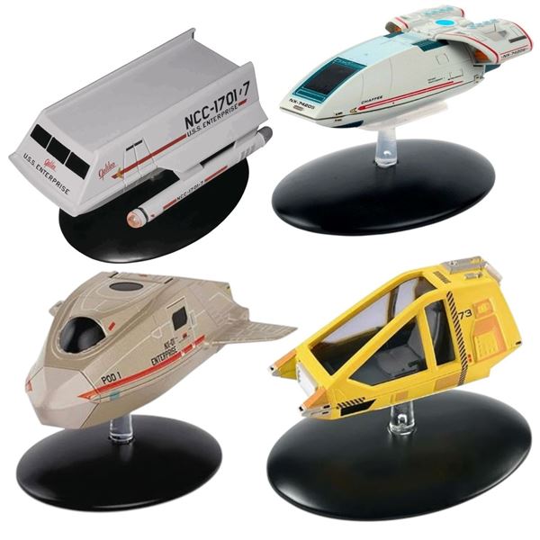 4 Piece Star Trek Starship Models - SHUTTLE CRAFT CHAFFEE 2695-A/A TM & © 2015 CBS Studios Inc. , EA