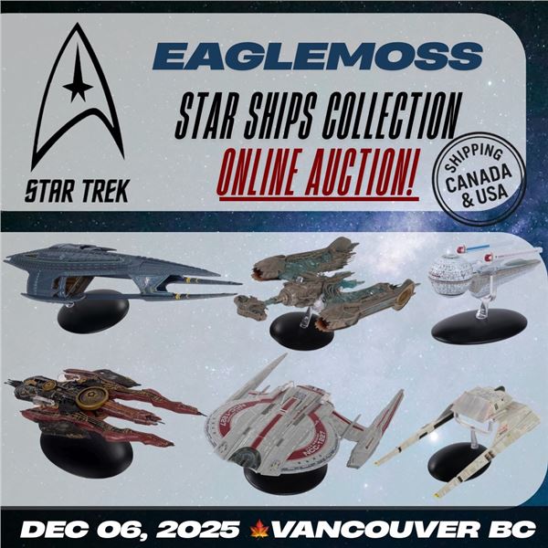 Featuring Eaglemoss Star Trek Starship Models Diecast