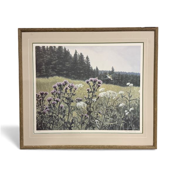 Framed Harmony of Purpose - Liz Mitten Ryan signed Print - approx 35" x 30"