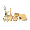Image 1 : Group of assorted French Ivory vanity items - includes brush, comb set, containers, & small accessor