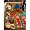 Image 2 : Group of assorted miniature figurines - includes ceramic rabbits, animals, tiny vases, glass pieces,