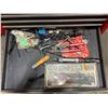 Image 10 : Heavy-Duty Red Rolling Tool Cabinet w/ Multiple Drawers + Assorted Tools - approx 27" x 18" x 42" H