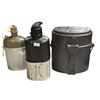 Image 1 : 3 pc - includes Swiss m84 canteen / military style aluminum mess kit & swiss army military canteen