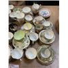 Image 2 : Large group of assorted vintage teacups & saucers - Fine Bone China / Marsac Freres etc
