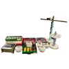Image 1 : Shelf of assorted trinkets / cutlery sets / marble toothbrush holder etc