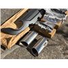 Image 2 : Mercedes C350 OEM Parts Bundle - Rear diffuser, pair of chrome exhaust tips, resonator (mid-muffler