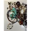 Image 2 : Group of assorted jewelry - necklaces / bracelets / earrings / mixed pcs etc