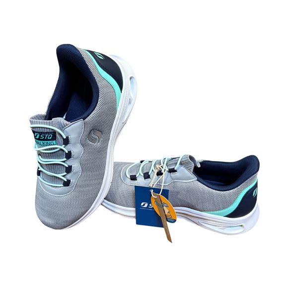 Set of 2 NEW STQ womens shoes (ST230387) - grey teal - sz 9.5