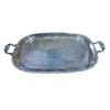Image 1 : Vintage Wm. Rogers Silver-Plated Serving Tray – Ornate Handles & Engraved Pattern (marking 