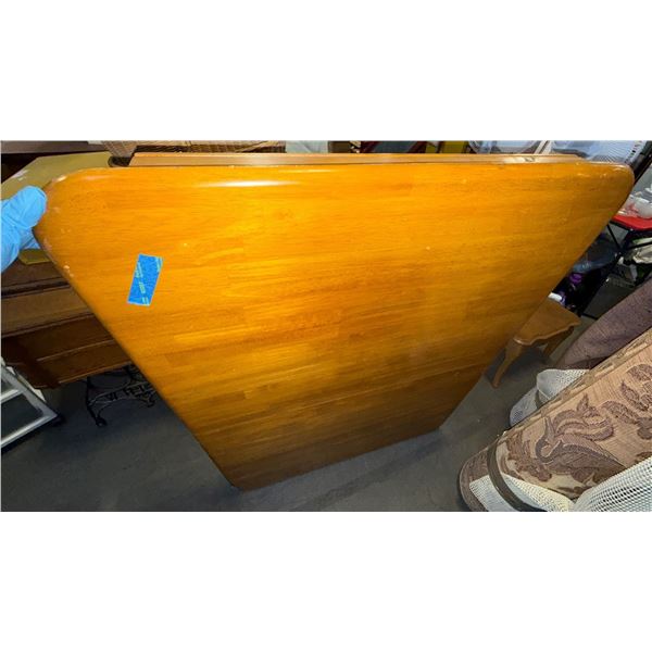 Solid wood dining table - disassembled w/ legs