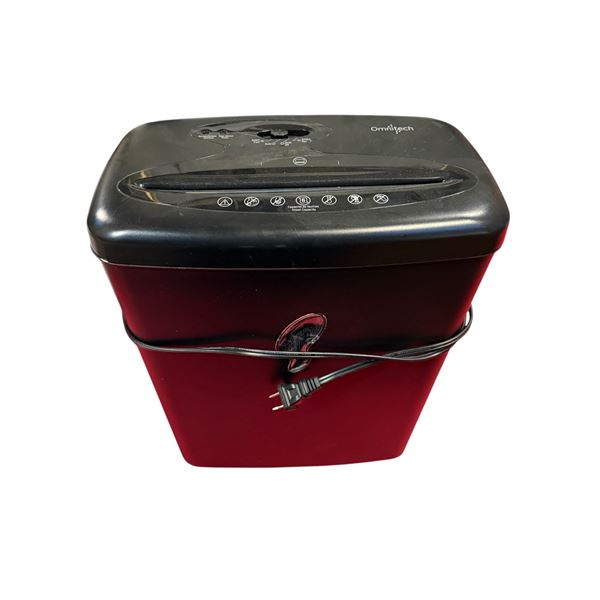 Omnitech paper shredder