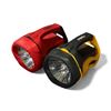Image 1 : 2 Dorcy Handheld Spotlights – Red & Black/Yellow – Heavy-Duty Utility Flashlights