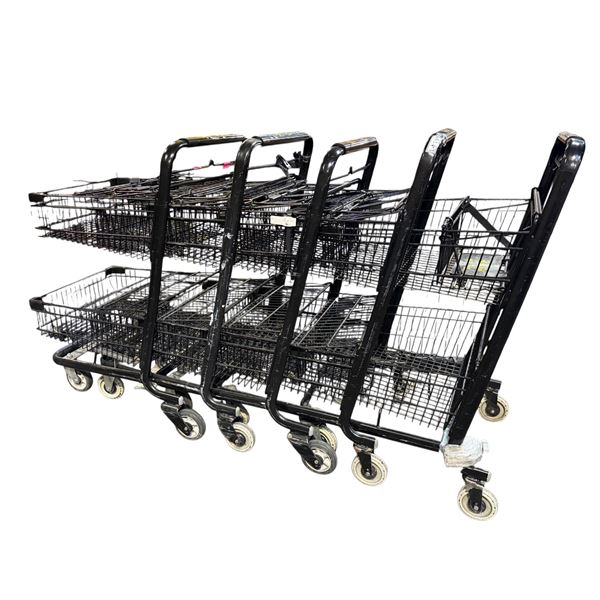 5 pc - The Bay shopping carts (From Hudson's Bay)