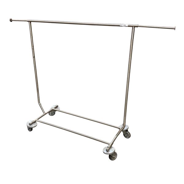 Commercial extendable clothing rack (From Hudson's Bay)