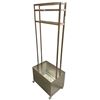 Image 1 : Commercial clothing rolling rack w/ bin - approx 5 1/2ft H x 2ft W (From Hudson's Bay)