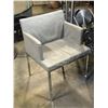 Image 2 : Set of 3 grey leather armchairs (From Hudson's Bay)