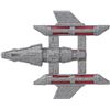 Image 8 : Star Trek Tamarian Deep Space Cruiser 5274-A/C Starship Model with base & stand CBS Studios Inc.. DO