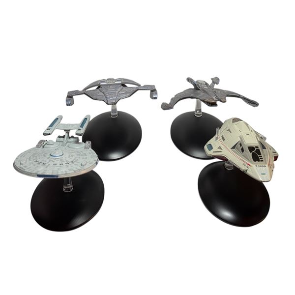 4 Piece Star Trek Starship Models - U.S.S. STARGAZAR NCC-2893 5542-A/G TM & © 2017 CBS Studios Inc. 