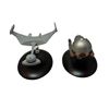 Image 1 : 2pc Star Trek Starship Models - Klingon D7 Battle Cruiser & Medusan Starship - NO BOX